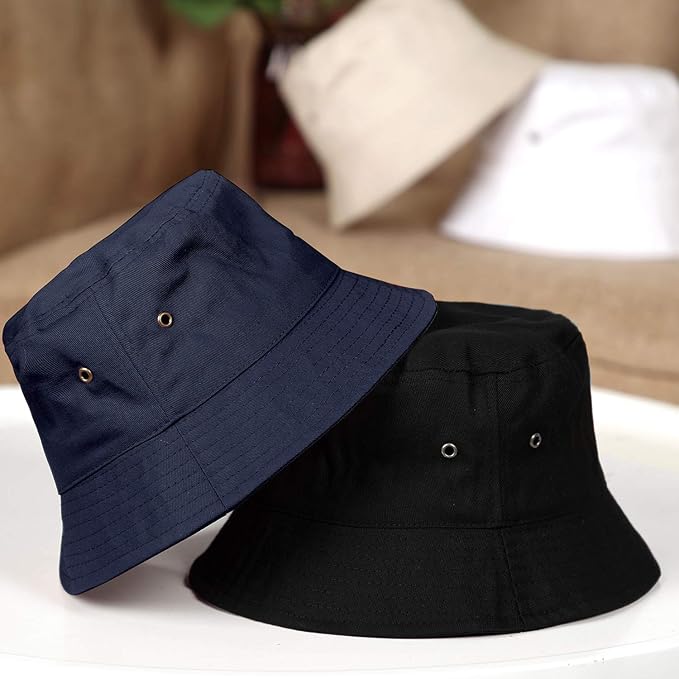 4 Pieces Bucket Hat Sun Packable Travel Beach Fishing Hat for Men Women