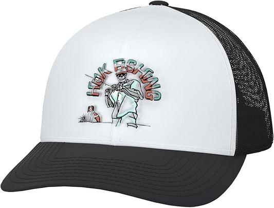 HUK Men's Trucker, Anti-Glare Snapback Fishing Hat