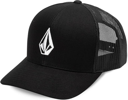 Volcom Men's Full Stone Cheese Trucker Hat, Black