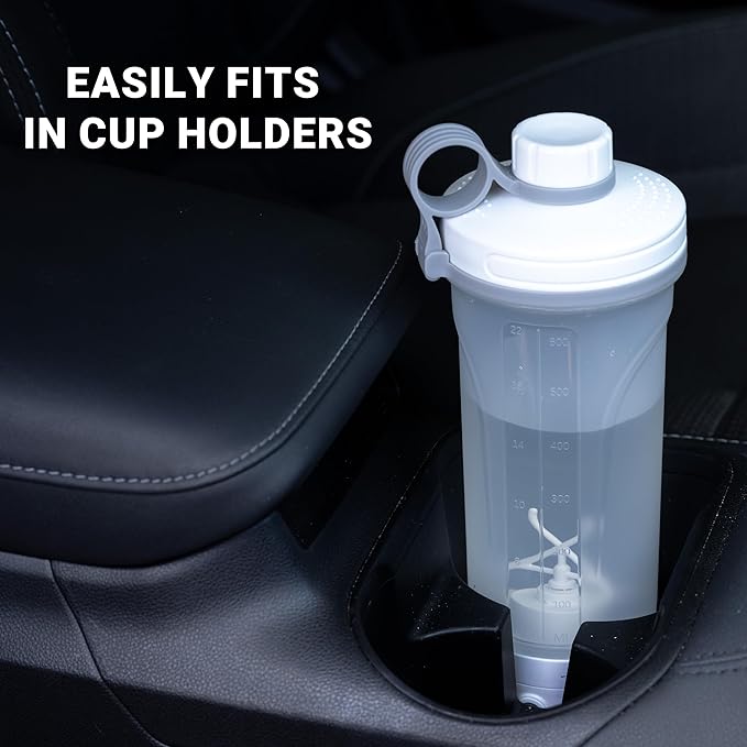 Electric Shaker Bottle, Portable Blender Protein Shaker, USB Rechargeable MixMate Blender For Protein Shakes Pre Workout Greens Coffee Pancake Mix Cocktail Cocktails (Pink a Boo)