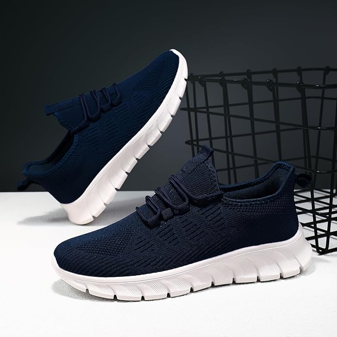 ZGPWZWL Mens Running Shoes Sneakers for Men Tennis Gym Athletic Lightweight Walking Comfortable Workout Sports Shoes