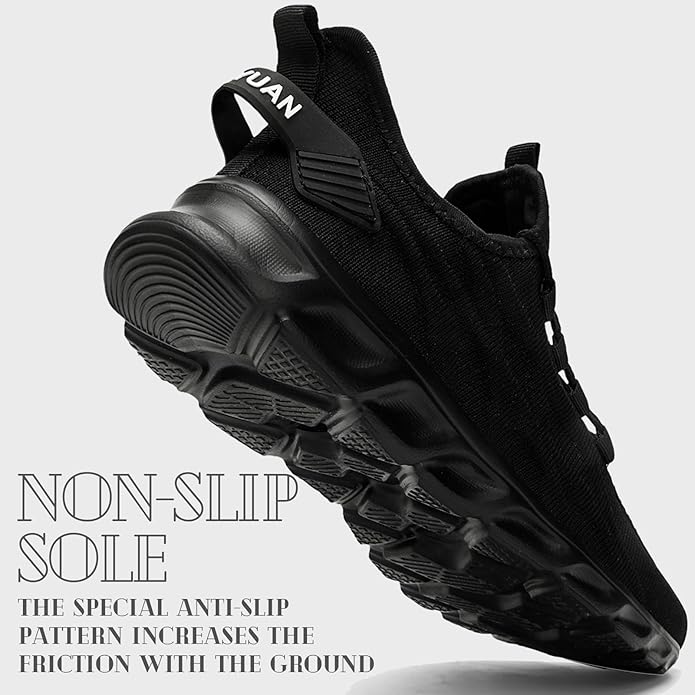 ZGPWZWL Mens Running Shoes Sneakers for Men Tennis Gym Athletic Lightweight Walking Comfortable Workout Sports Shoes