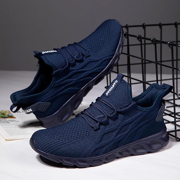 ZGPWZWL Mens Running Shoes Sneakers for Men Tennis Gym Athletic Lightweight Walking Comfortable Workout Sports Shoes