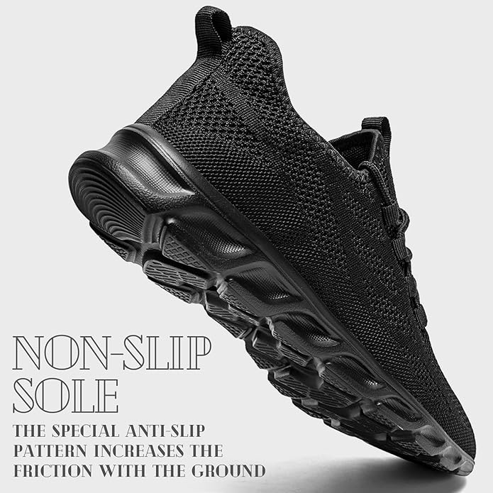 ZGPWZWL Mens Running Shoes Sneakers for Men Tennis Gym Athletic Lightweight Walking Comfortable Workout Sports Shoes