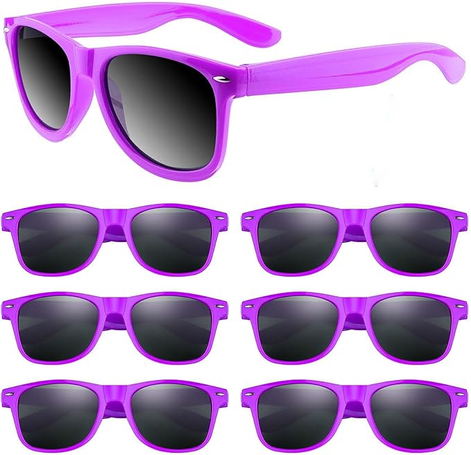 ASTARON Black Sunglasses Bulk, 6/12/24/48 Pack Sunglasses Party Favors for Summer Beach Pool Birthday Wedding Party Supplies