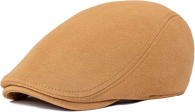 VOBOOM Men's Cotton Flat Ivy Gatsby Newsboy Driving Hat Cap