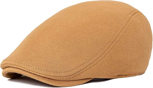 VOBOOM Men's Cotton Flat Ivy Gatsby Newsboy Driving Hat Cap