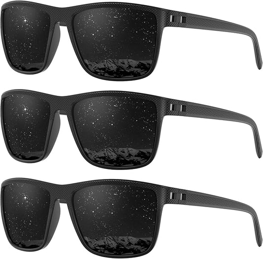 Fanshen Polarized Sports Sunglasses for Men, UV Protection Lightweight Sun Glasses for Driving Fishing Golf Cycling