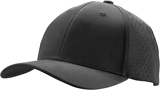 VEVOR Baseball Cap, Plain Baseball Hat with Breathable Fabric, Adjustable Size, Lightweight Summer Thin Sports Caps Ideal for Running, Workouts, or Outdoor Activities, 1 Pc, Black