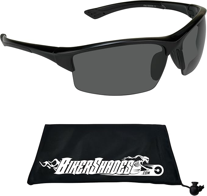 proSPORT Polarized Bifocal Reading Sunglasses Men Women Smoke Brown Lens Tinted Bi-Focal Reader