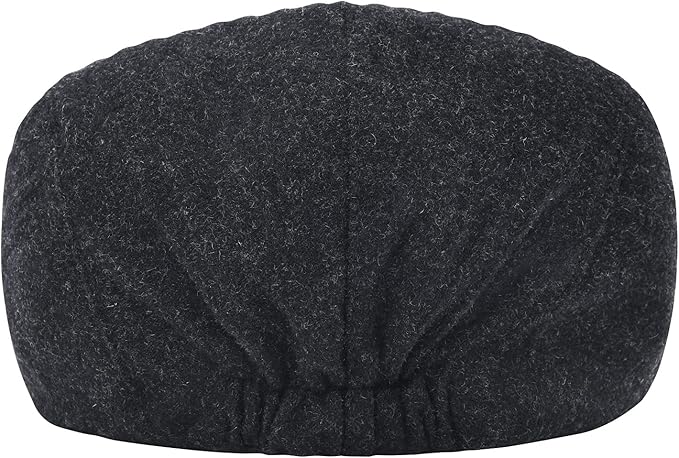 STARANCE Men's Flat Cap Wool Tweed Driving Irish Newsboy Hat