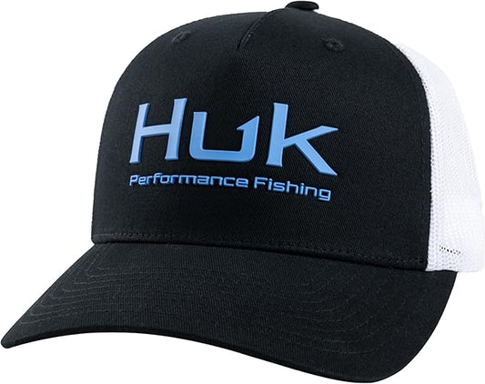 HUK Men's Trucker, Anti-Glare Snapback Fishing Hat