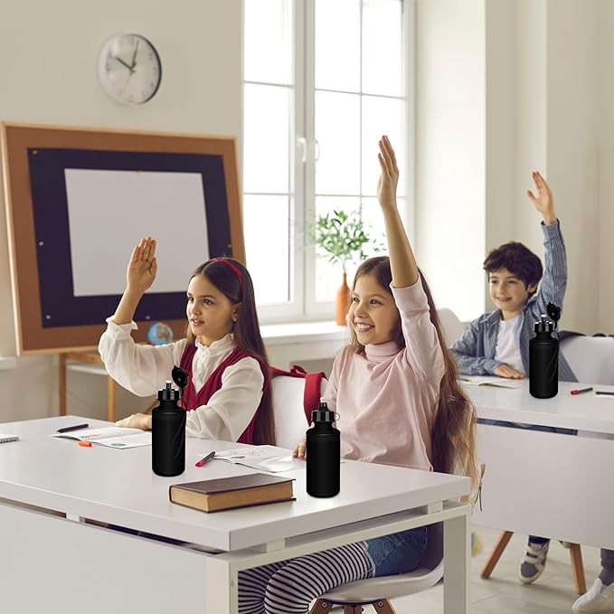 72 Pcs Reusable Water Bottles Bulk 20 oz Squeeze Plastic Sports Water Bottles with Nylon Strap Leak Proof Blank DIY Cups for Travel Hiking Cycling Sport Event Team Gifts