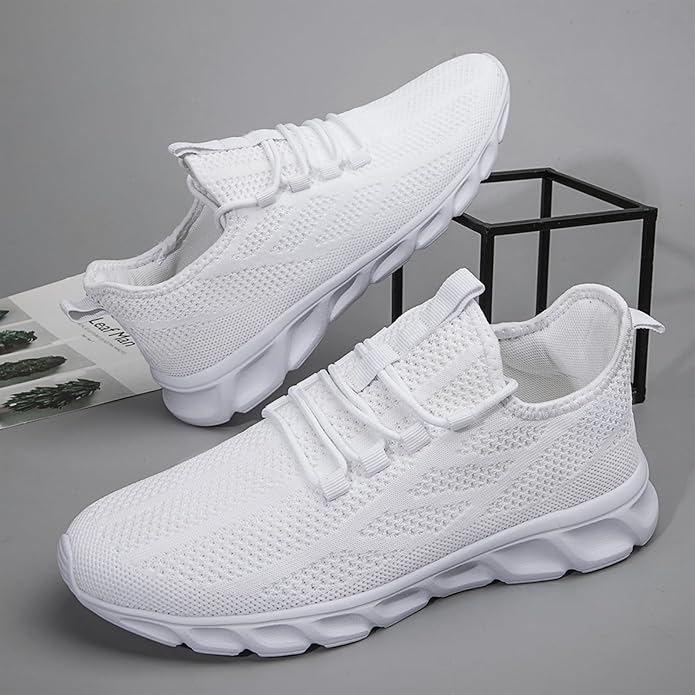 ZGPWZWL Mens Running Shoes Sneakers for Men Tennis Gym Athletic Lightweight Walking Comfortable Workout Sports Shoes