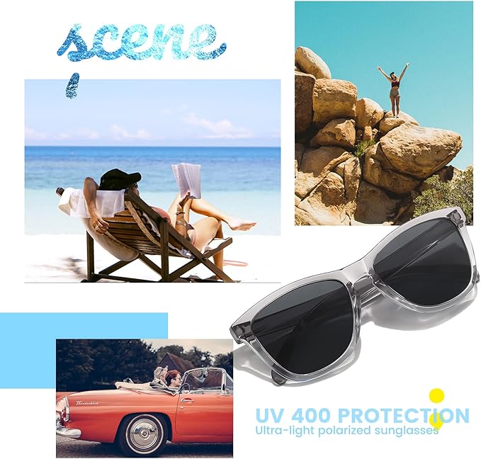 Sunglasses Womens Polarized Sunglasses for Mens Womens Retro Mirror Lens for Driving Fishing UV400 Protection