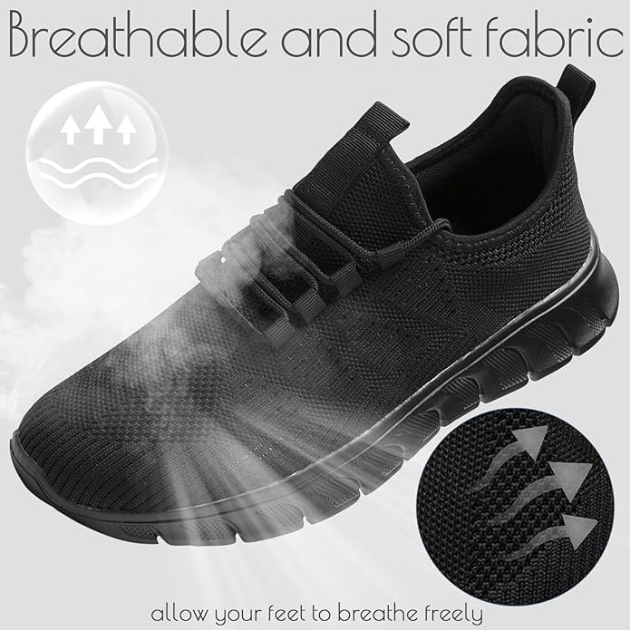 ZGPWZWL Mens Running Shoes Sneakers for Men Tennis Gym Athletic Lightweight Walking Comfortable Workout Sports Shoes