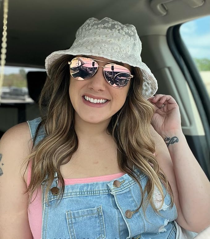 LUENX Aviator Sunglasses for Men Women Polarized - UV400 Protection, Stylish Shades, Driving, Outdoor Activities