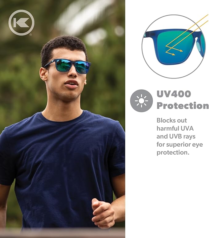Knockaround Fast Lanes and Fast Lanes Sport Polarized Lightweight Sunglasses for Men & Women - UV400 Protection - Running