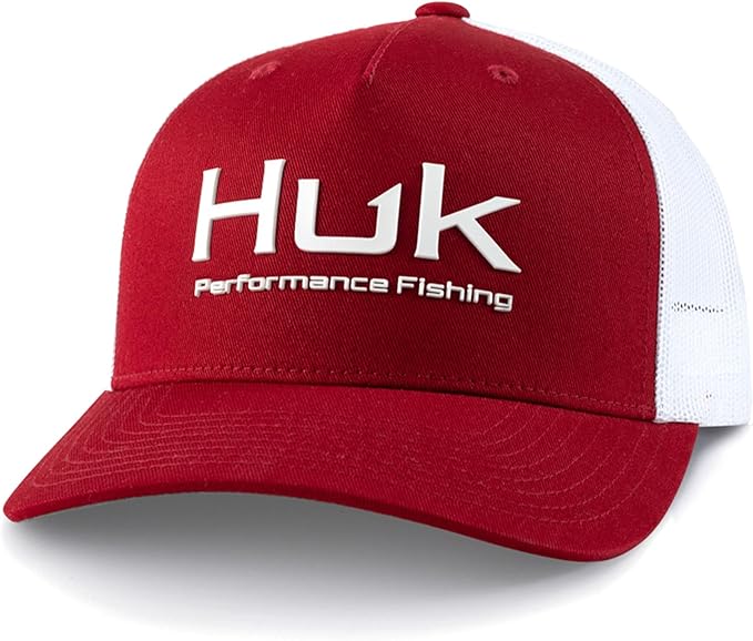 HUK Men's Trucker, Anti-Glare Snapback Fishing Hat