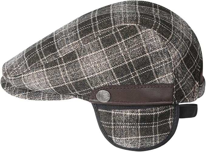 Sumolux Mens Newsboy Hat Flat Cap Gatsby Newsboy Lvy Irish Hats Driving Cabbie Hunting Cap
