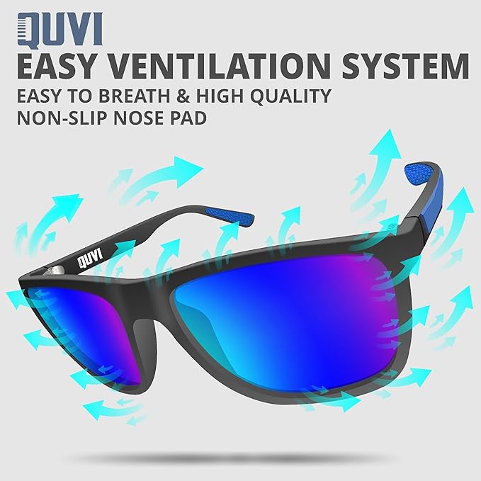 Polarized Sunglasses for Men | UV Protection Mens Sunglasses for Driving Sports Sunglasses for Men Fishing Golf Cycling