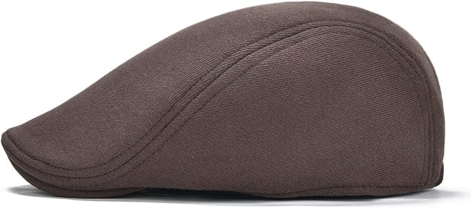 VOBOOM Men's Cotton Flat Ivy Gatsby Newsboy Driving Hat Cap