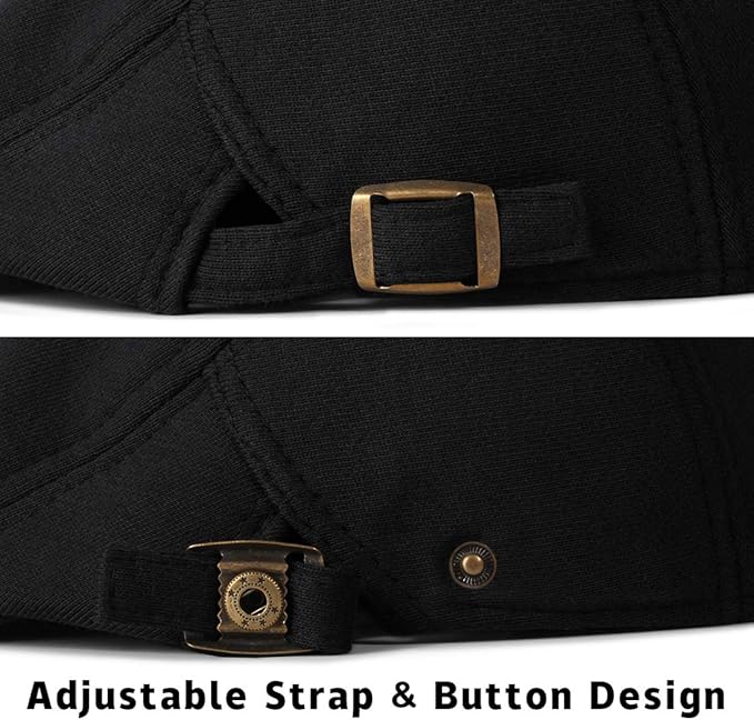 WETOO Men's Flat Cap Gatsby Newsboy Lvy Irish Hats Driving Cabbie Hunting Cap