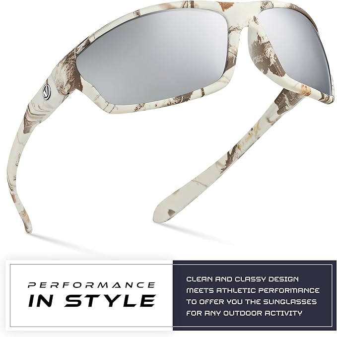 Nitrogen Polarized Wrap Around Sport Sunglasses for Men Women UV400 Driving Fishing Running Sun Glasses