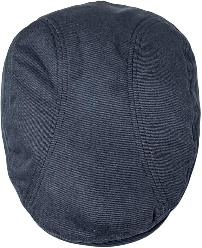 BOTVELA Men Cotton Twill Newsboy Flat Ivy Driving Hat Fitted Cap