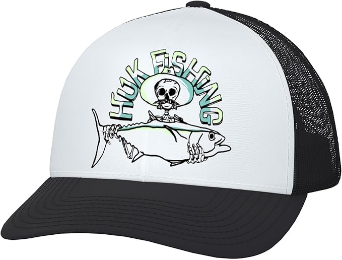 HUK Men's Trucker, Anti-Glare Snapback Fishing Hat