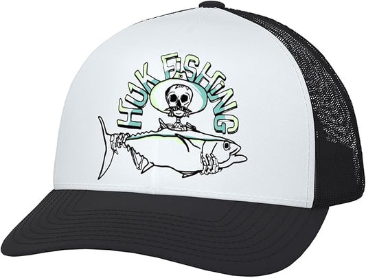 HUK Men's Trucker, Anti-Glare Snapback Fishing Hat