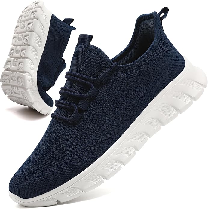 ZGPWZWL Mens Running Shoes Sneakers for Men Tennis Gym Athletic Lightweight Walking Comfortable Workout Sports Shoes