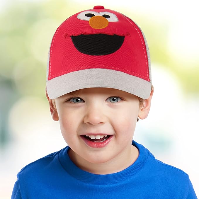 Sesame Street Girls' Ages 2-4 Hat, Elmo, Abby Cadabby Adjustable for Toddler