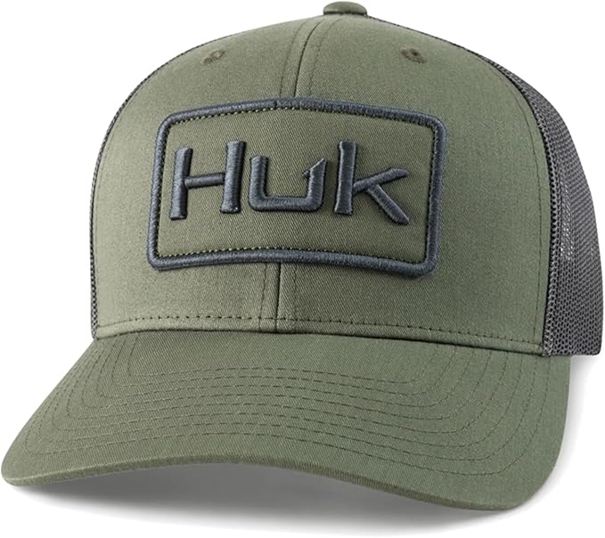 HUK Men's Trucker, Anti-Glare Snapback Fishing Hat