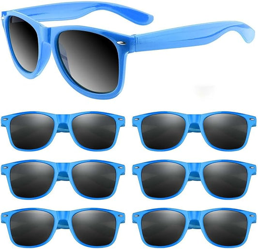 ASTARON Black Sunglasses Bulk, 6/12/24/48 Pack Sunglasses Party Favors for Summer Beach Pool Birthday Wedding Party Supplies