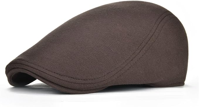VOBOOM Men's Cotton Flat Ivy Gatsby Newsboy Driving Hat Cap