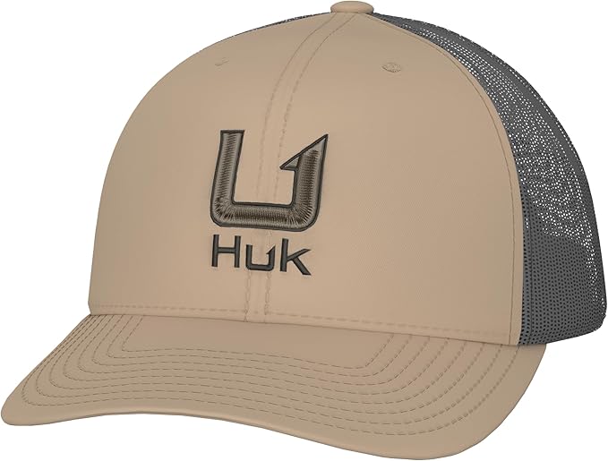 HUK Men's Trucker, Anti-Glare Snapback Fishing Hat