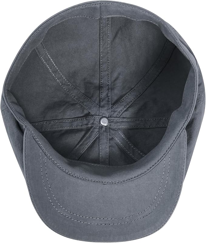 BOTVELA Men's Newsboy Gatsby Hat Cotton Vintage Flat Ivy Cabbie Cap