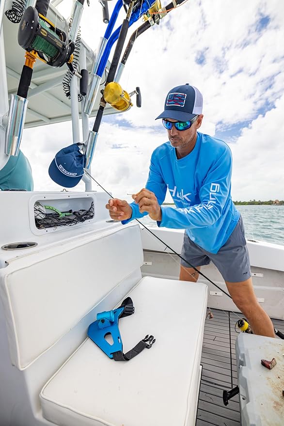 HUK Men's Trucker, Anti-Glare Snapback Fishing Hat