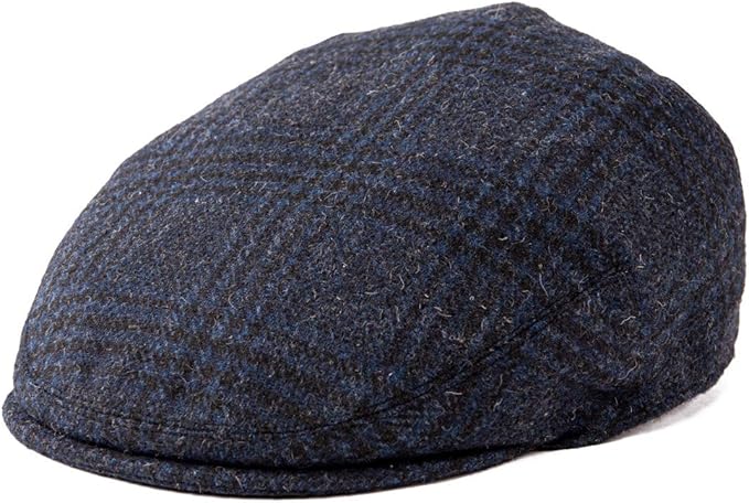 Men's Wool Tweed Newsboy Ivy Cap Gatsby Golf Flat Hat
