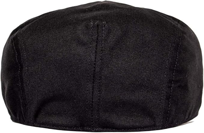 BOTVELA Men Cotton Twill Newsboy Flat Ivy Driving Hat Fitted Cap