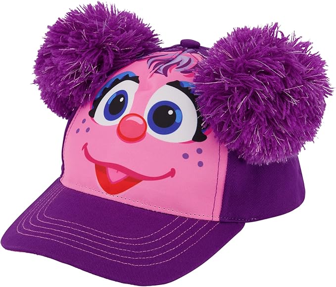 Sesame Street Girls' Ages 2-4 Hat, Elmo, Abby Cadabby Adjustable for Toddler