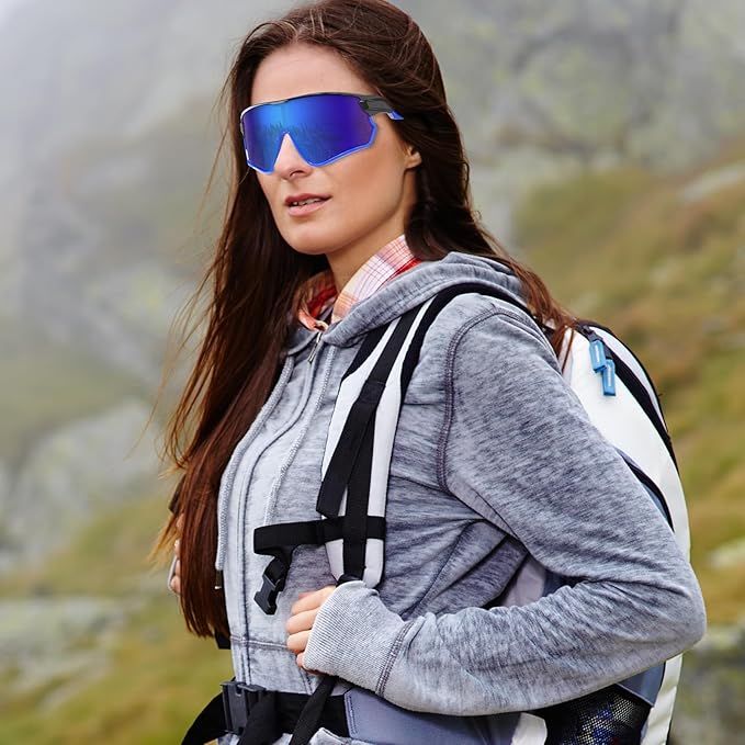 BEACOOL Polarized Sports Sunglasses for Men Women Youth Baseball Cycling Running Driving Fishing Golf Motorcycle TAC Glasses