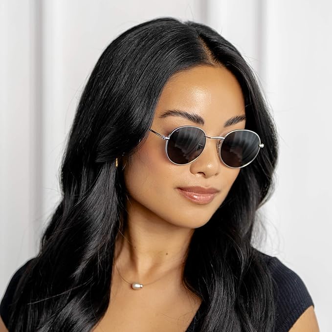 WearMe Pro - Reflective Lens Round Trendy Sunglasses