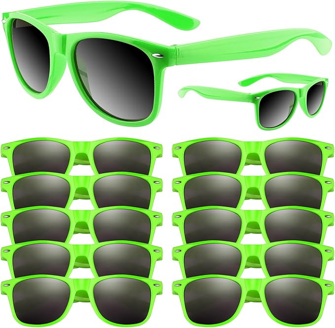 ASTARON Black Sunglasses Bulk, 6/12/24/48 Pack Sunglasses Party Favors for Summer Beach Pool Birthday Wedding Party Supplies