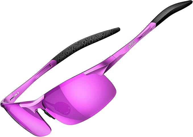 ATTCL Men's Fashion Driving Polarized Sunglasses for Men - Al-Mg metal Ultralight Frame