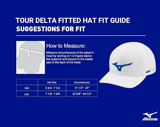 Mizuno Women's Tour Delta Fitted Hat