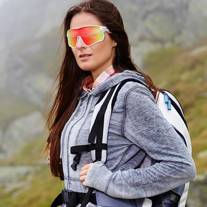 BEACOOL Polarized Sports Sunglasses for Men Women Youth Baseball Cycling Running Driving Fishing Golf Motorcycle TAC Glasses