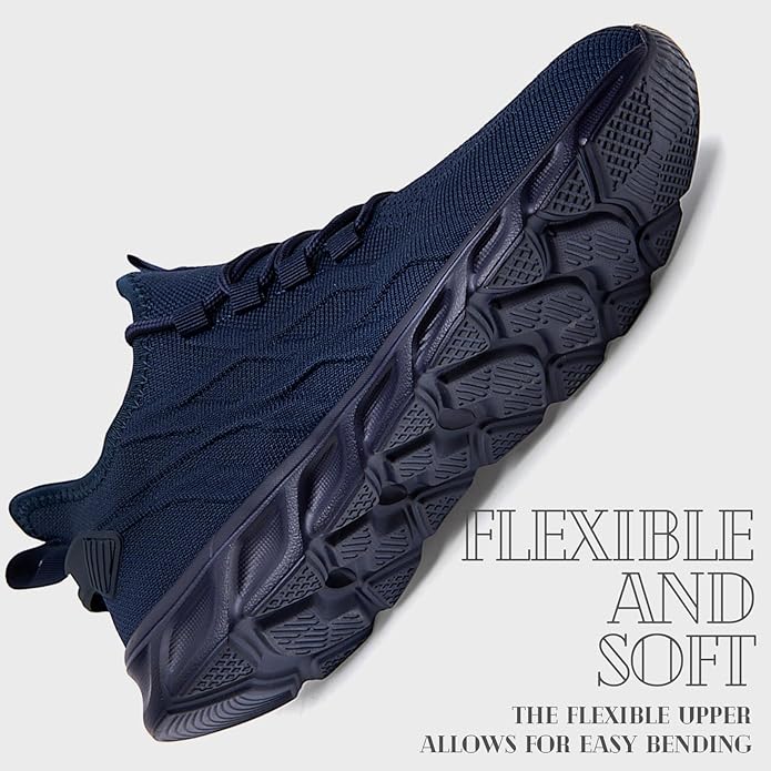 ZGPWZWL Mens Running Shoes Sneakers for Men Tennis Gym Athletic Lightweight Walking Comfortable Workout Sports Shoes