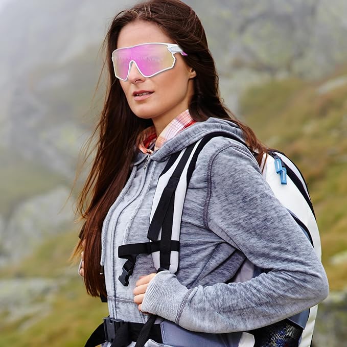 BEACOOL Polarized Sports Sunglasses for Men Women Youth Baseball Cycling Running Driving Fishing Golf Motorcycle TAC Glasses